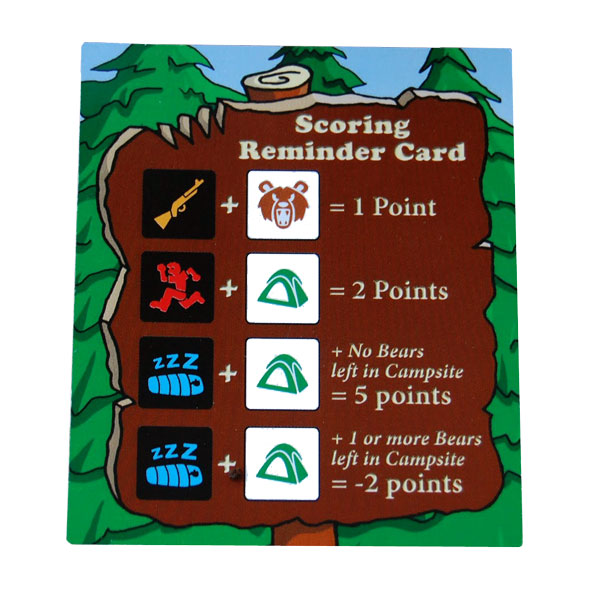 scoring reminder cards in Bears!
