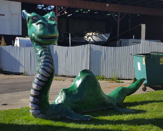 Okay, so we “found” Champ on the edge of Lake Champlain. This monster hunting stuff is easy!